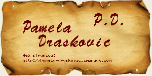 Pamela Drašković vizit kartica